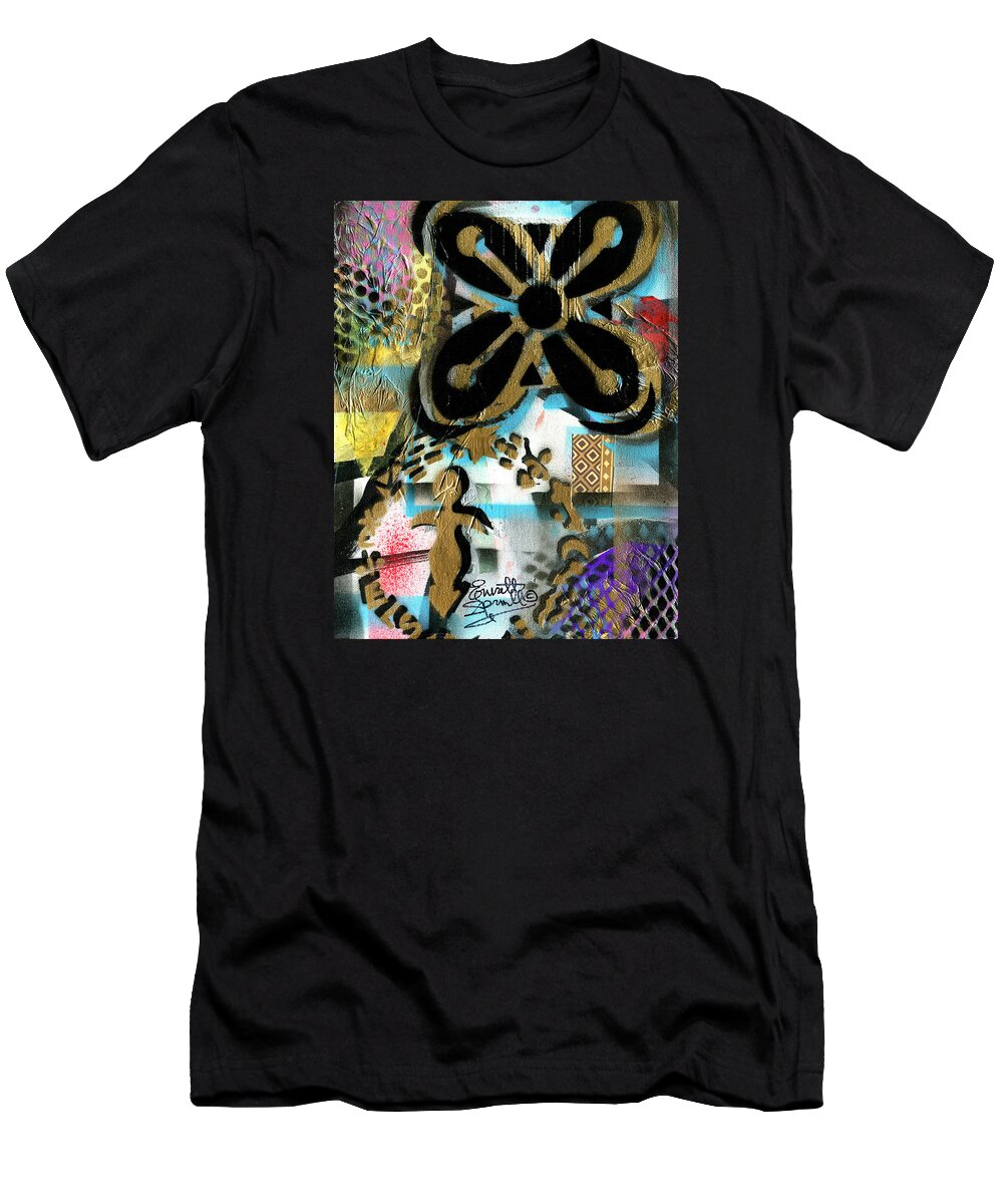 Everett Spruill T-Shirt featuring the painting Abundance by Everett Spruill