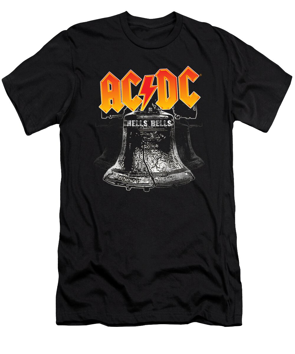  T-Shirt featuring the digital art Acdc - Hell's Bells by Brand A