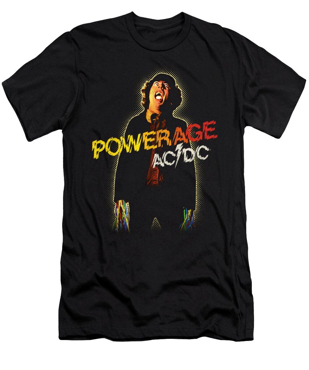  T-Shirt featuring the digital art Acdc - Powerage by Brand A