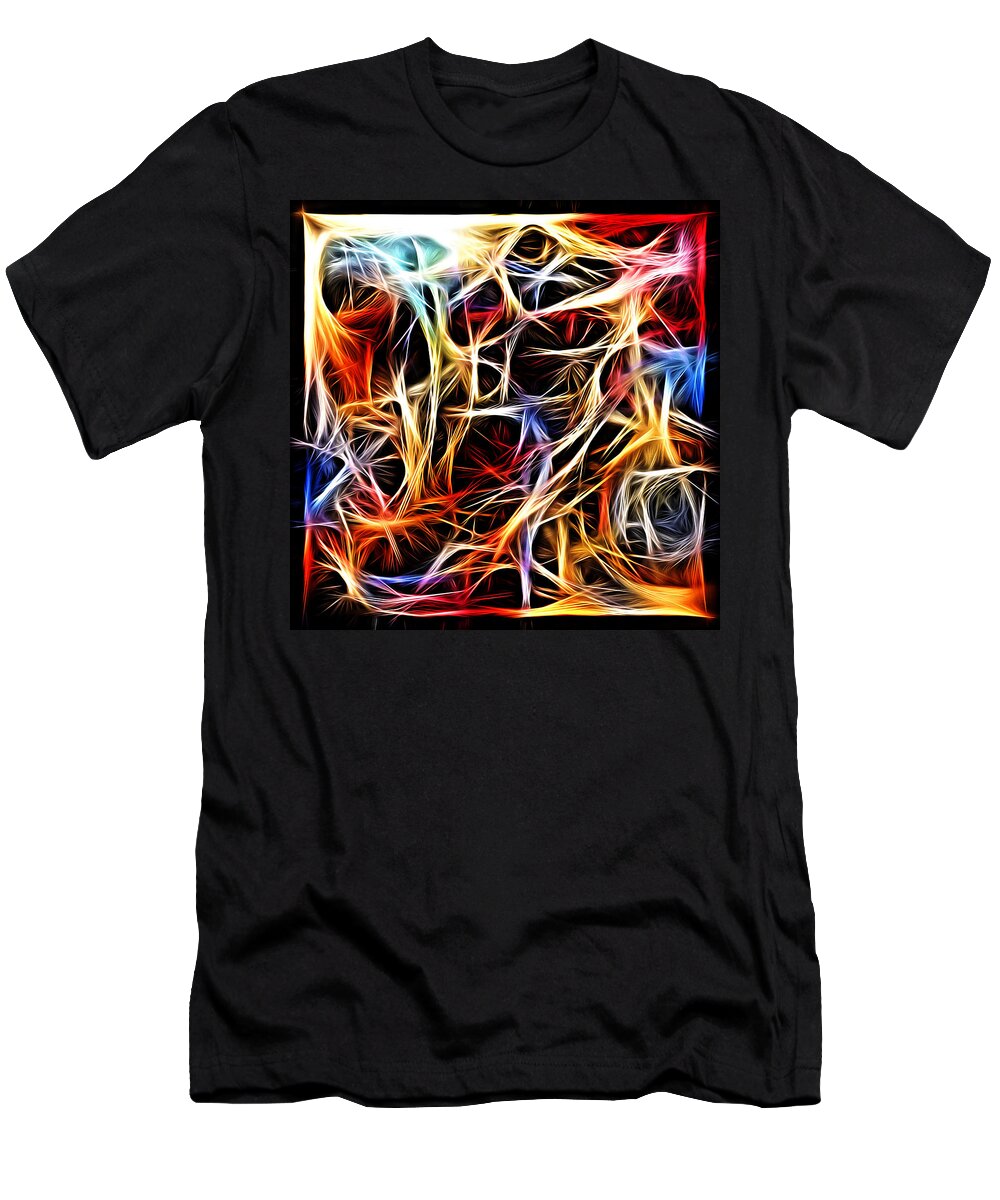 Chaos T-Shirt featuring the digital art Addicted to It by Jeff Iverson