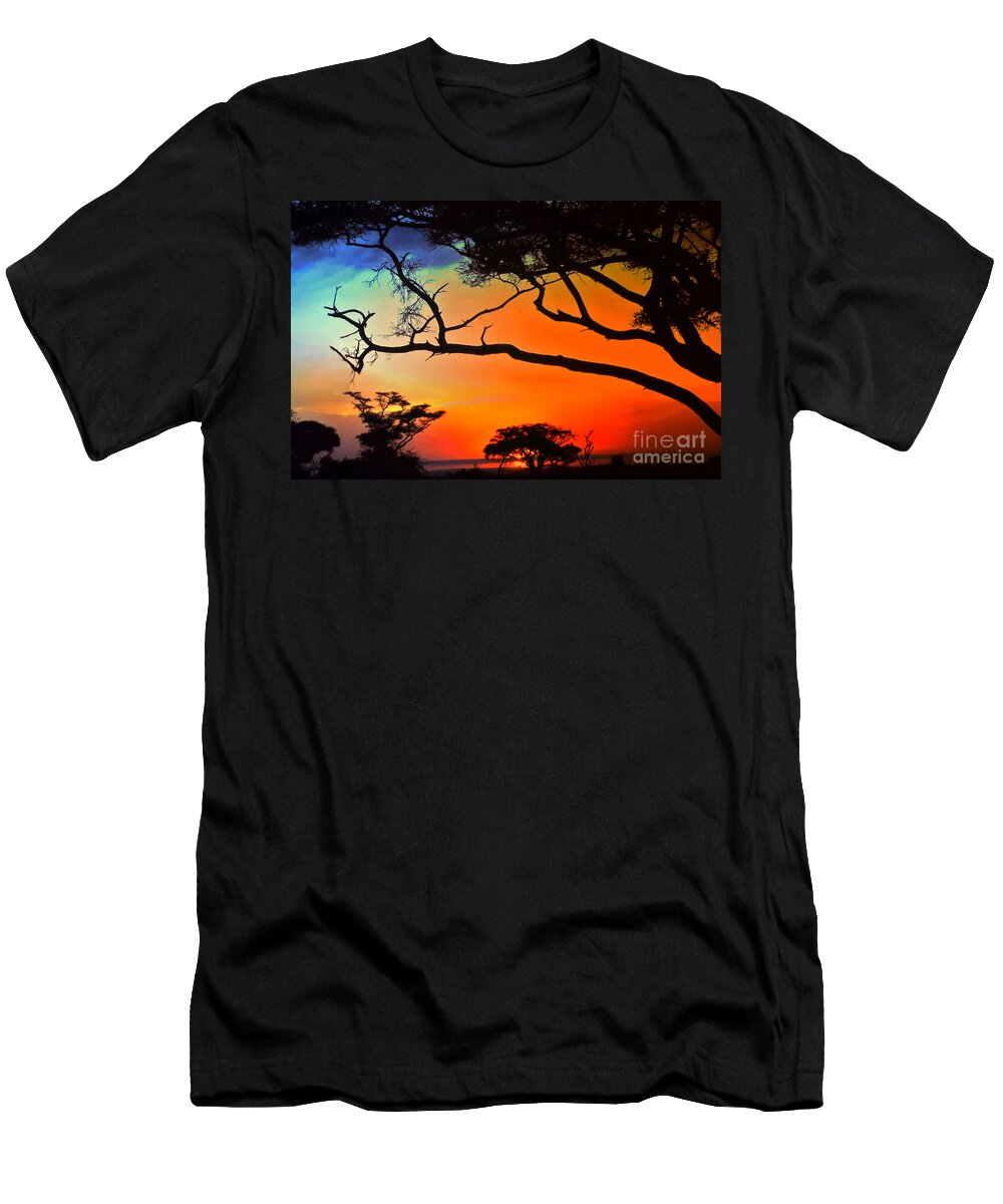 Africa T-Shirt featuring the photograph African Skies by Lydia Holly