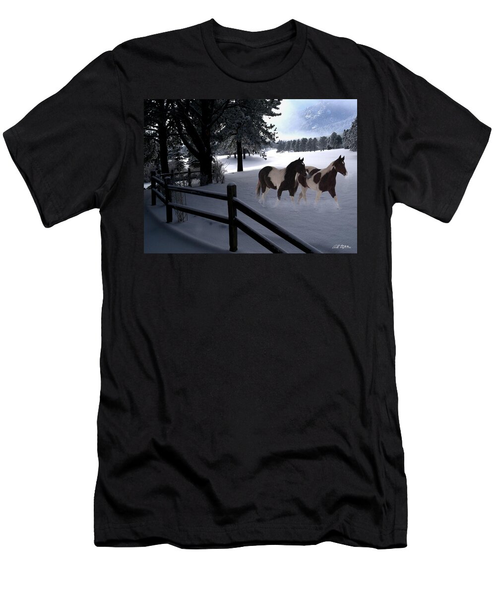 Winter T-Shirt featuring the photograph Almost Christmas by Bill Stephens