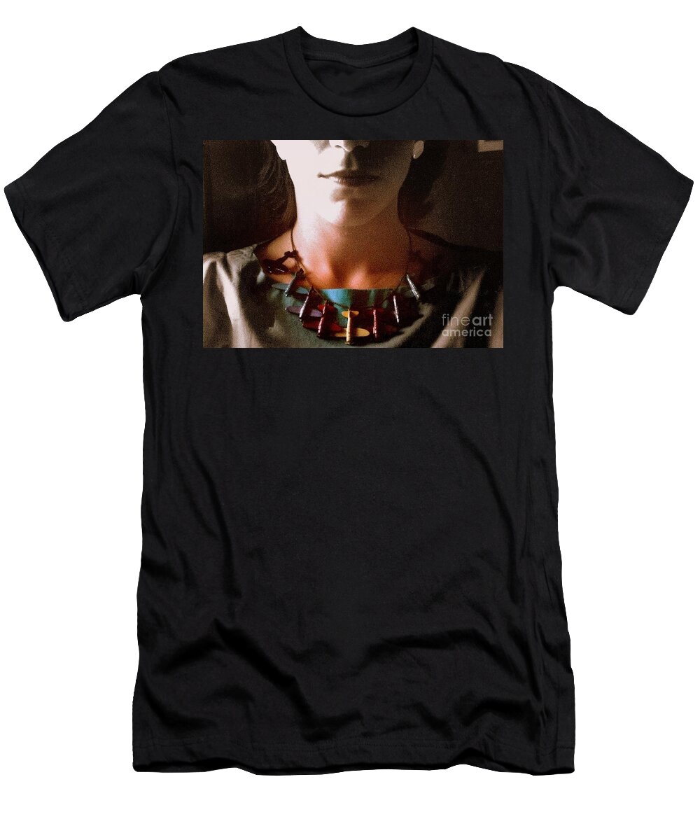  T-Shirt featuring the photograph Amelia Portrait by Michael Hoard