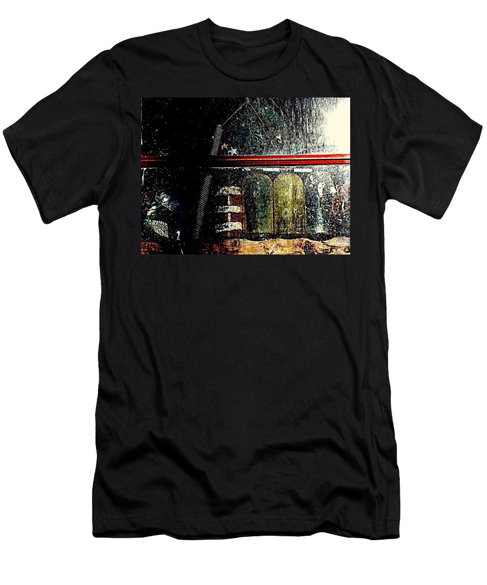 Still Life T-Shirt featuring the photograph Glass Stash by Cleaster Cotton