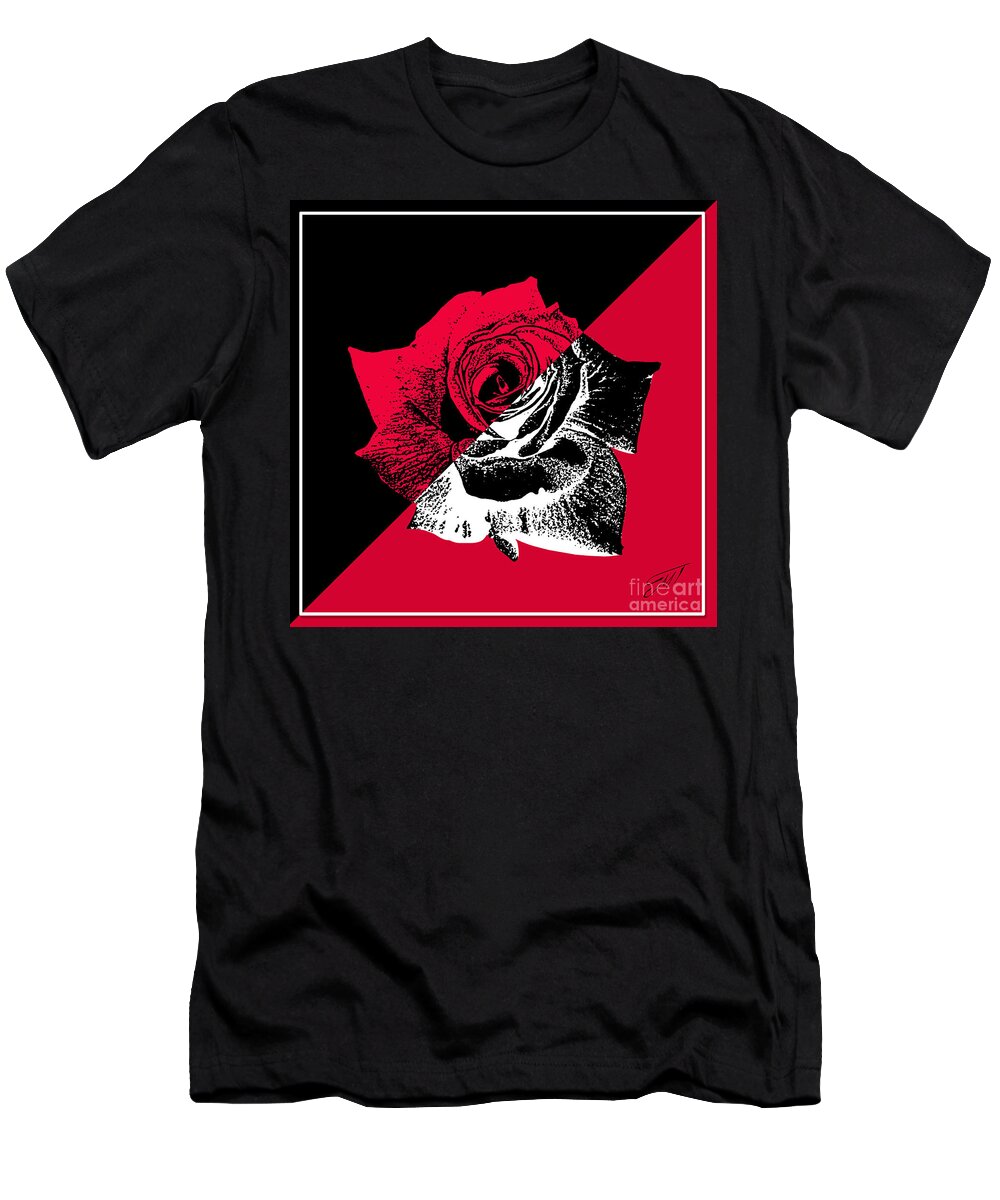 Rose T-Shirt featuring the photograph Another rose by Art by Magdalene