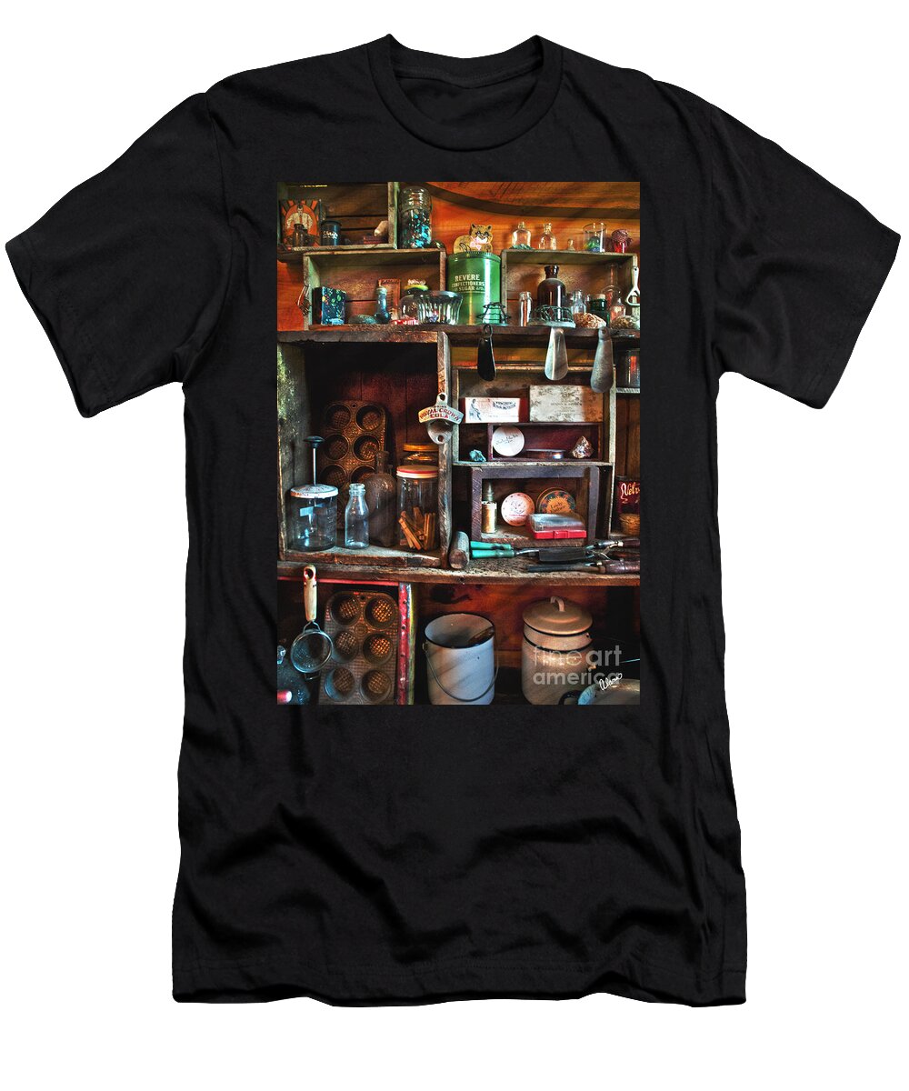 Kitchen T-Shirt featuring the photograph Antique Things by Alana Ranney