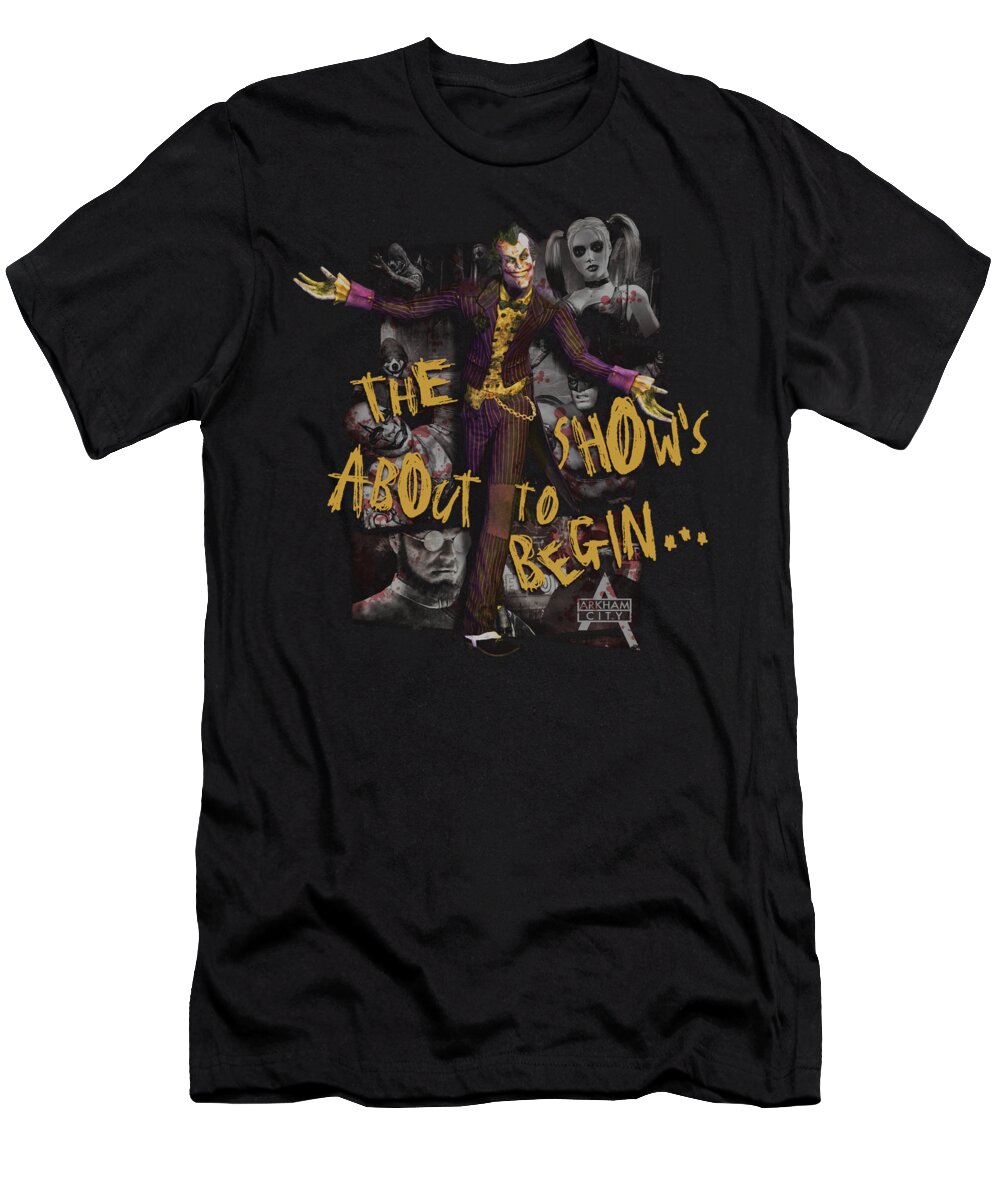Arkham City T-Shirt featuring the digital art Arkham City - About To Begin by Brand A