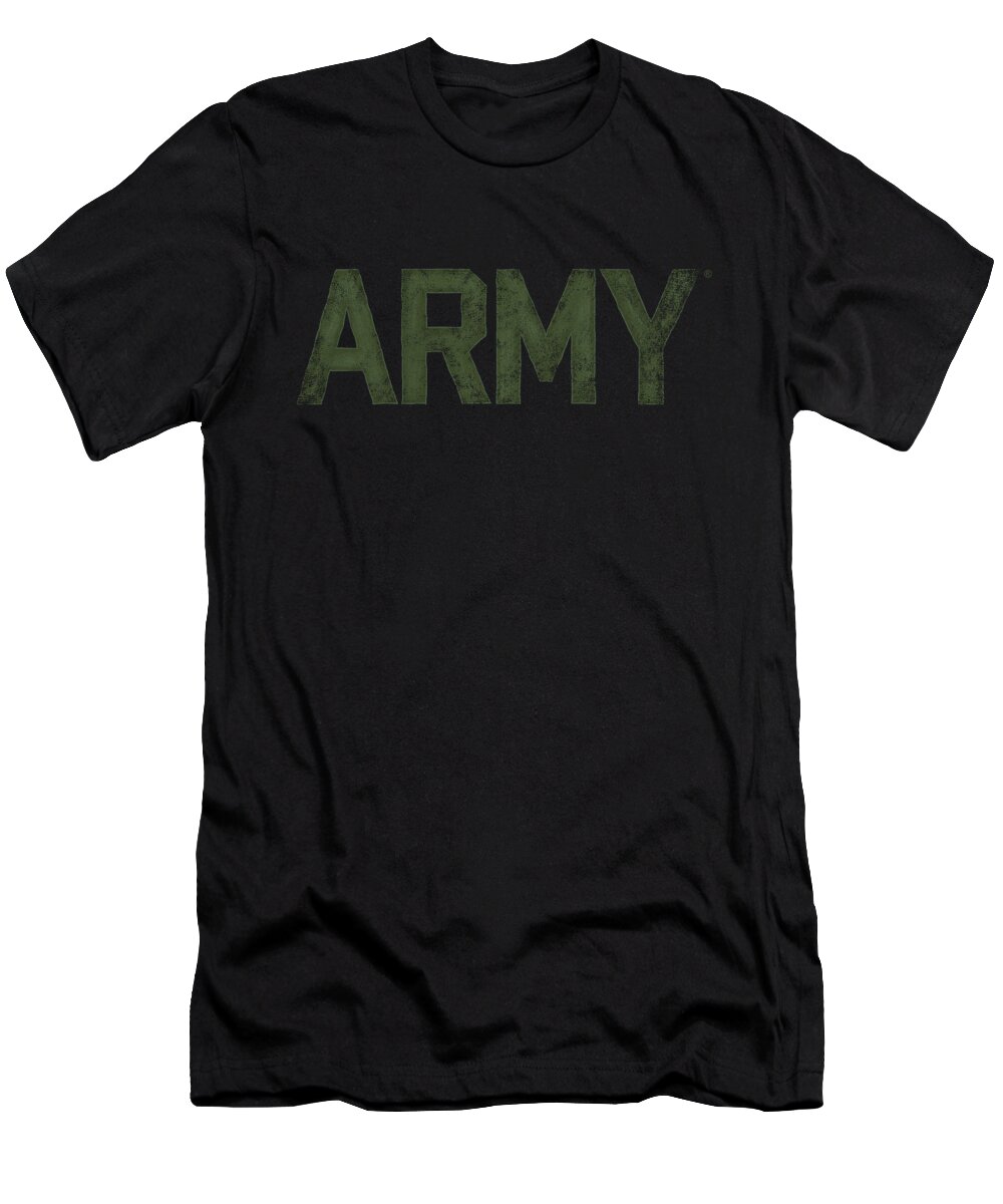 Air Force T-Shirt featuring the digital art Army - Type by Brand A