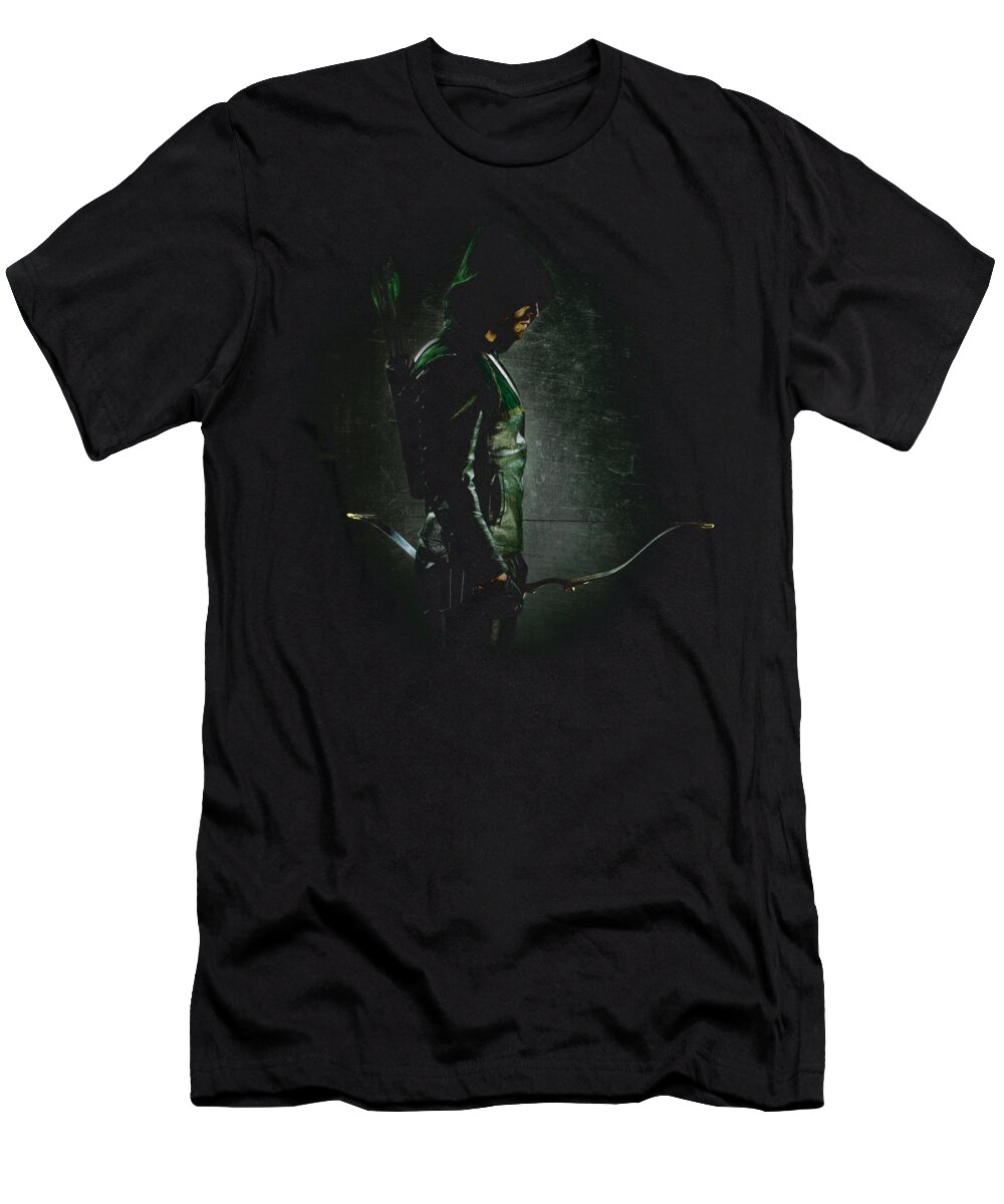  T-Shirt featuring the digital art Arrow - In The Shadows by Brand A