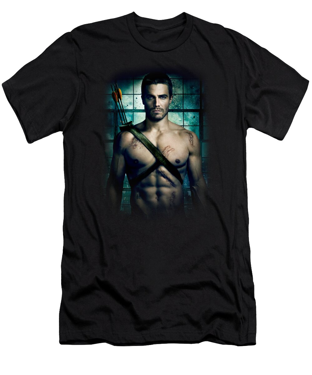  T-Shirt featuring the digital art Arrow - Shirtless by Brand A