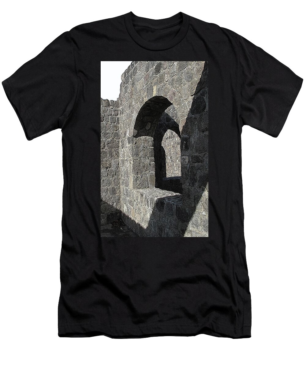 Stone T-Shirt featuring the photograph Art Of The Arch by Ian MacDonald