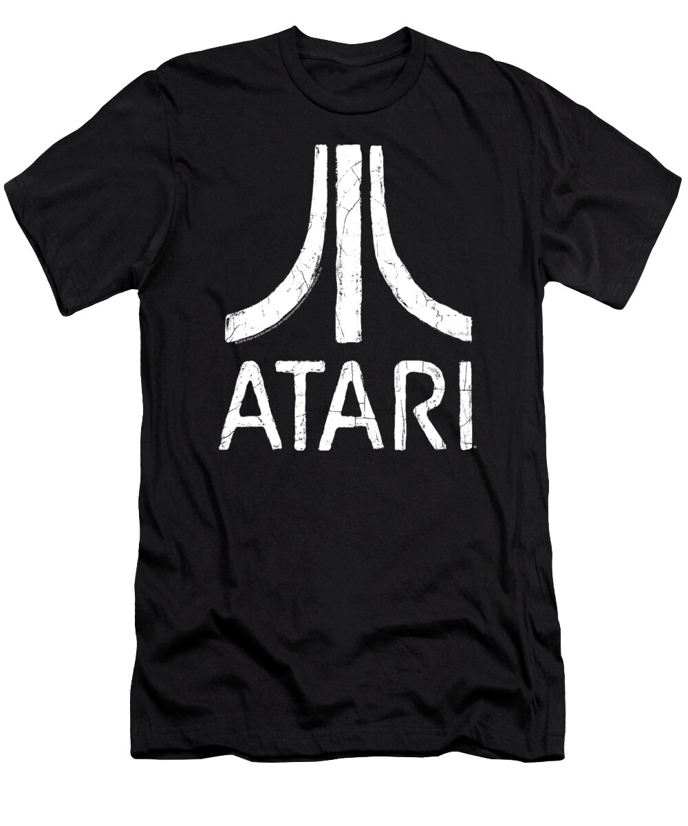  T-Shirt featuring the digital art Atari - Rough Logo by Brand A