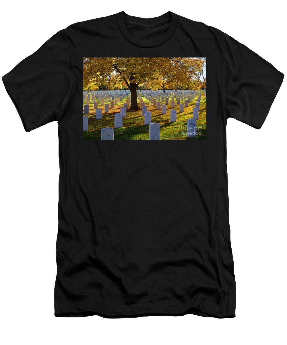 Autumn Colors T-Shirt featuring the photograph Autumn Remembrance by Jim Garrison