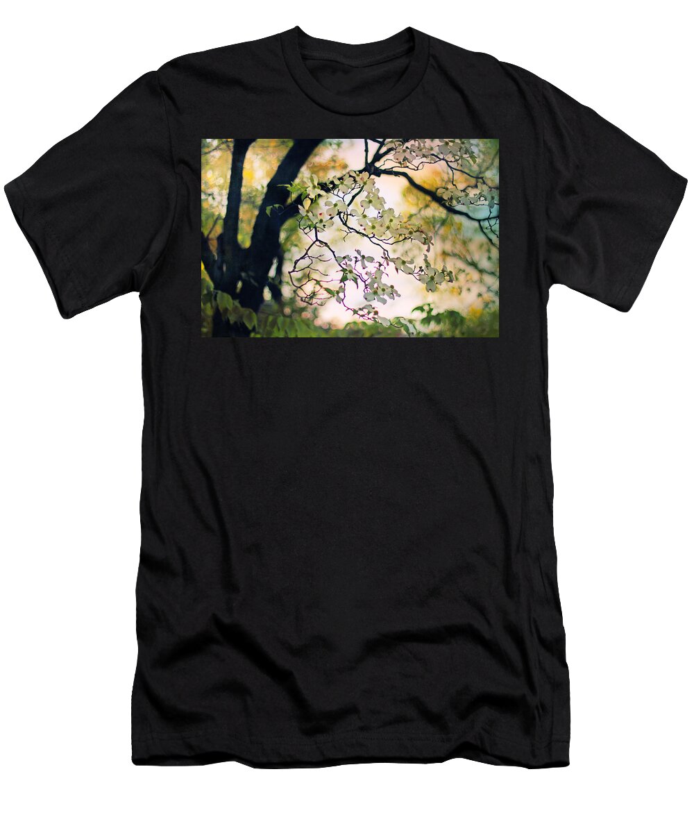 Dogwood T-Shirt featuring the photograph Backlit Blossom by Jessica Jenney