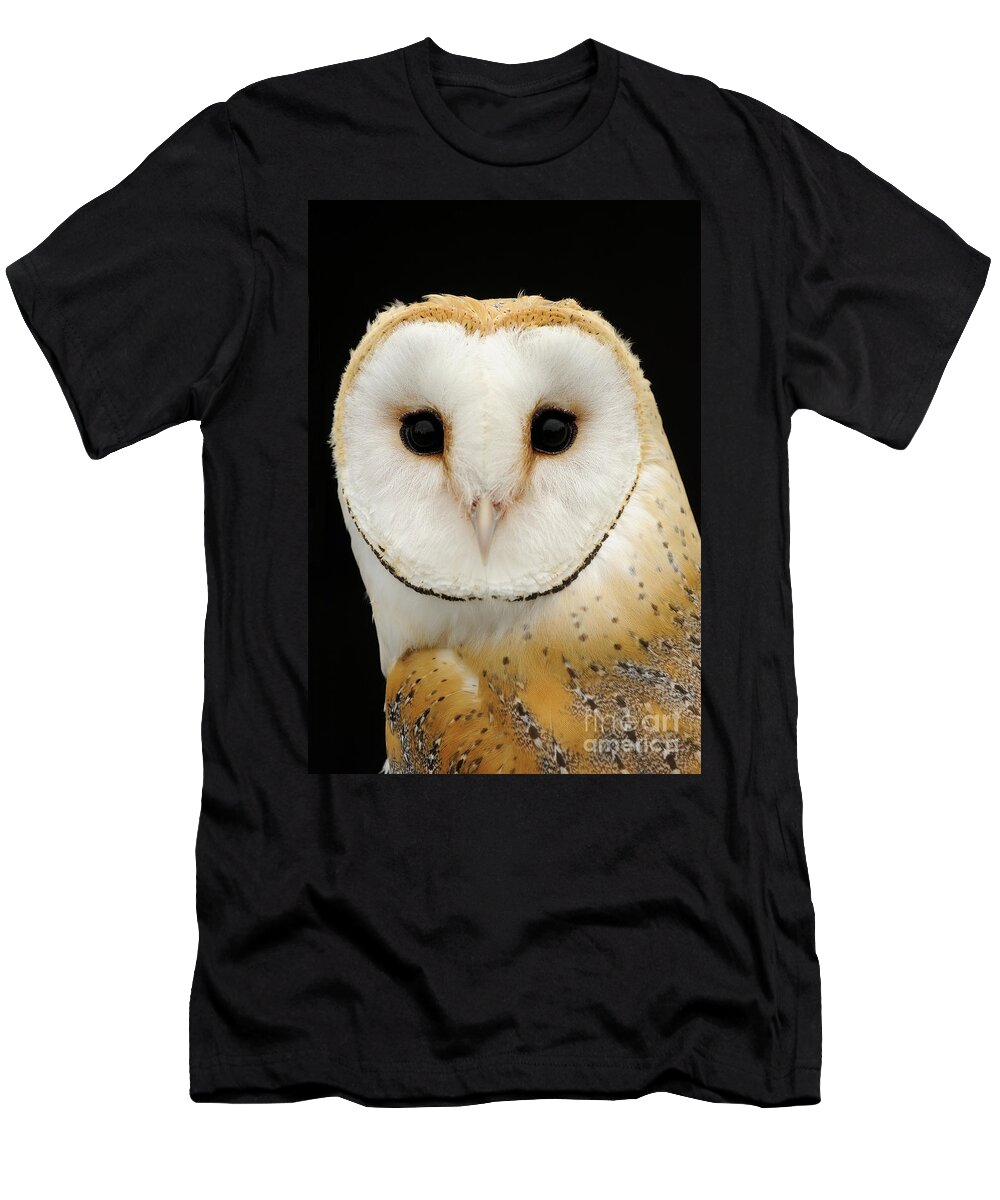Barn Owl T-Shirt featuring the photograph Barn Owl by Malcolm Schuyl FLPA
