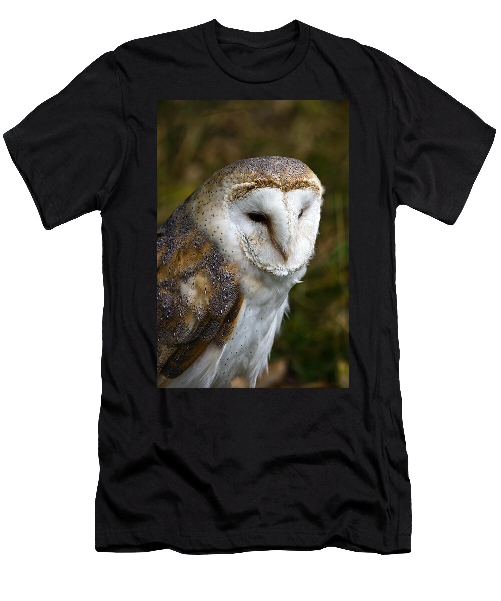 Barn Owl T-Shirt featuring the photograph Barn Owl by Scott Carruthers