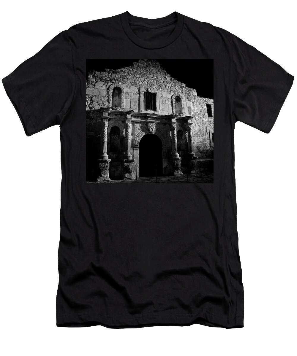 The Alamo T-Shirt featuring the photograph Bastion of Legends by Mountain Dreams