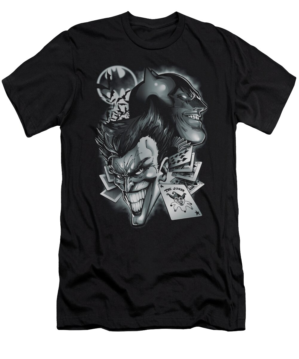Batman T-Shirt featuring the digital art Batman - Archenemies by Brand A