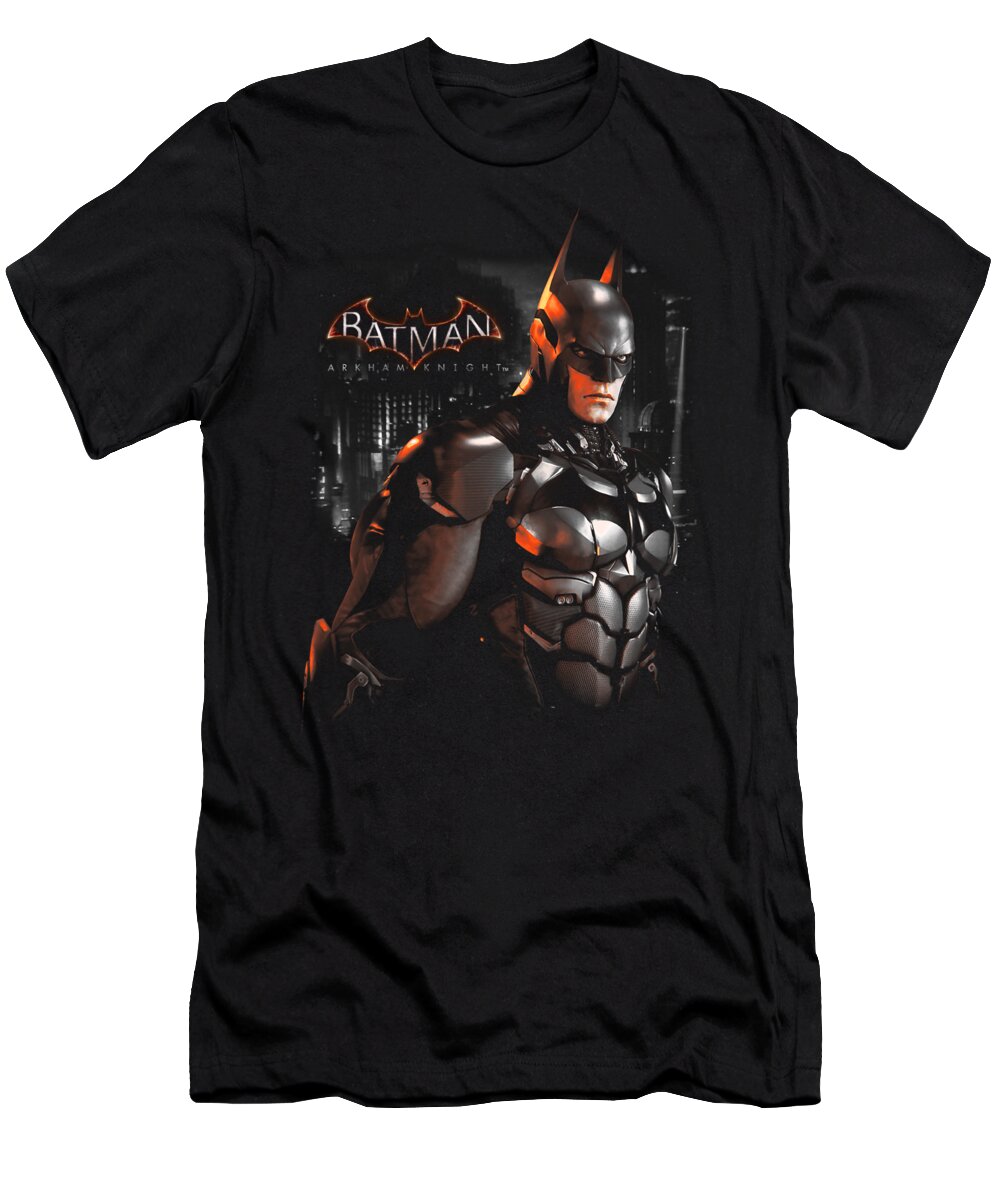  T-Shirt featuring the digital art Batman Arkham Knight - Dark Knight by Brand A