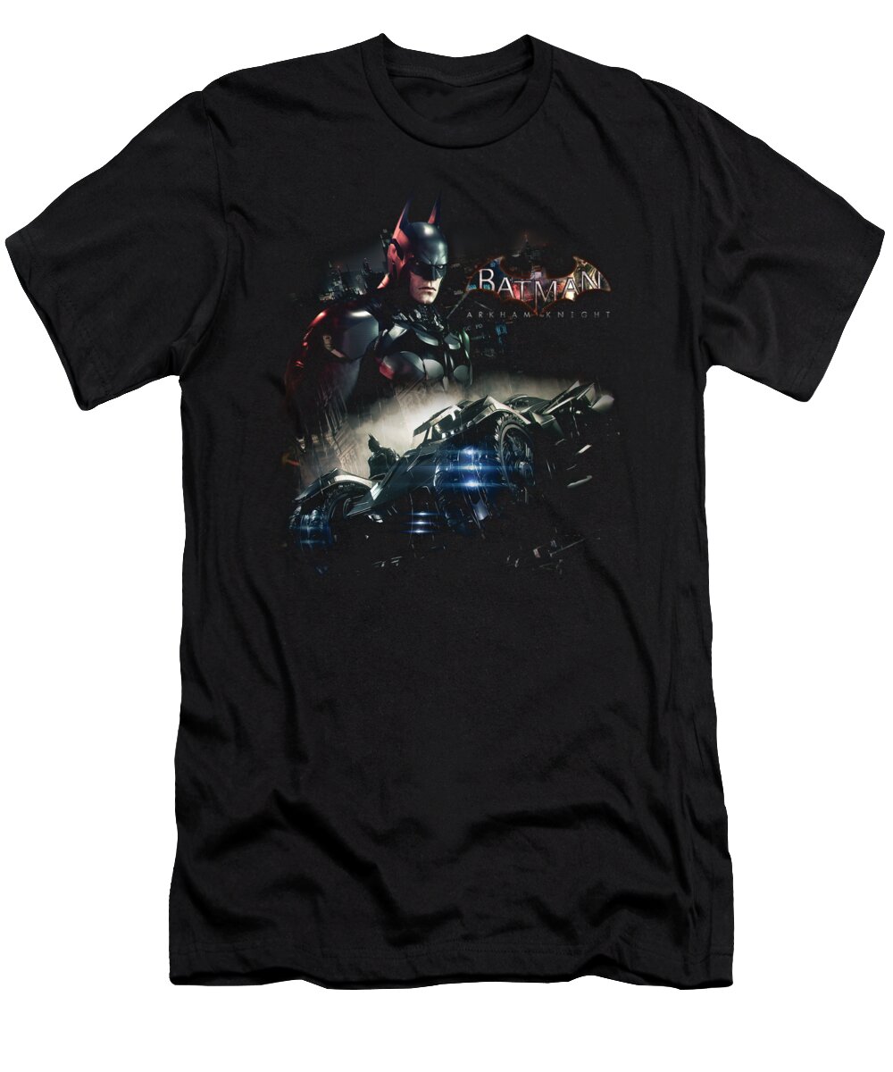  T-Shirt featuring the digital art Batman Arkham Knight - Knight Rider by Brand A