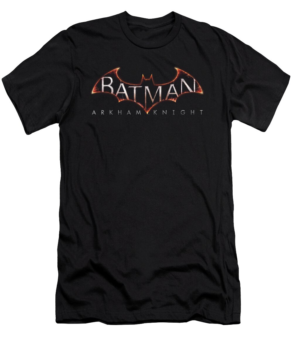  T-Shirt featuring the digital art Batman Arkham Knight - Logo by Brand A