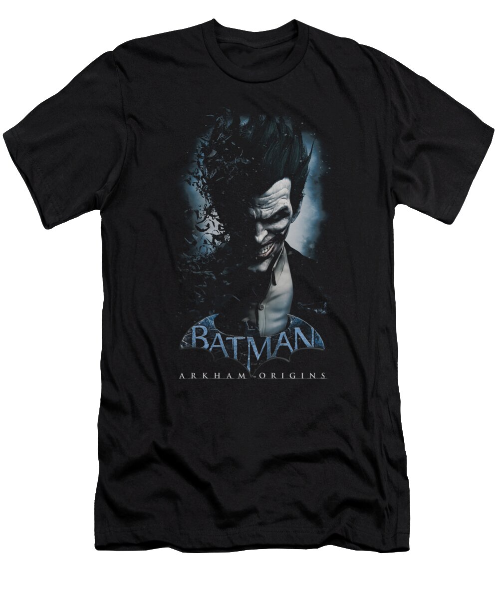Batman T-Shirt featuring the digital art Batman Arkham Origins - Joker by Brand A