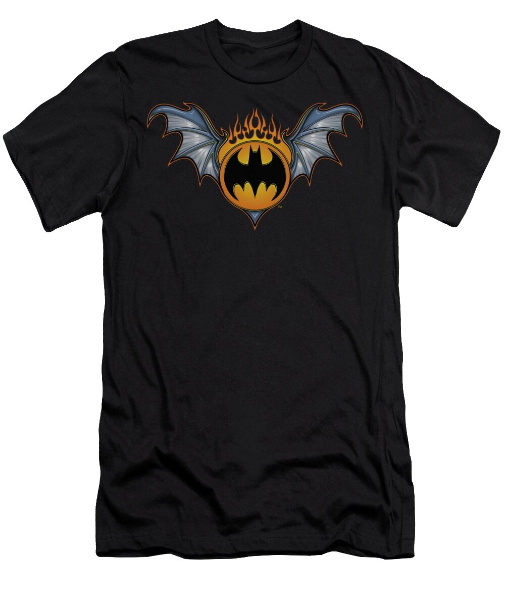 Batman T-Shirt featuring the digital art Batman - Bat Wings Logo by Brand A