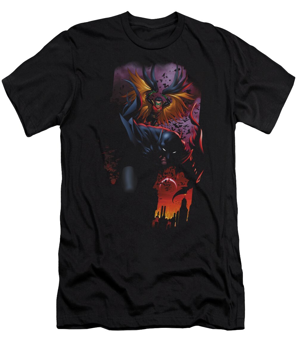  T-Shirt featuring the digital art Batman - Batman And Robin #1 by Brand A