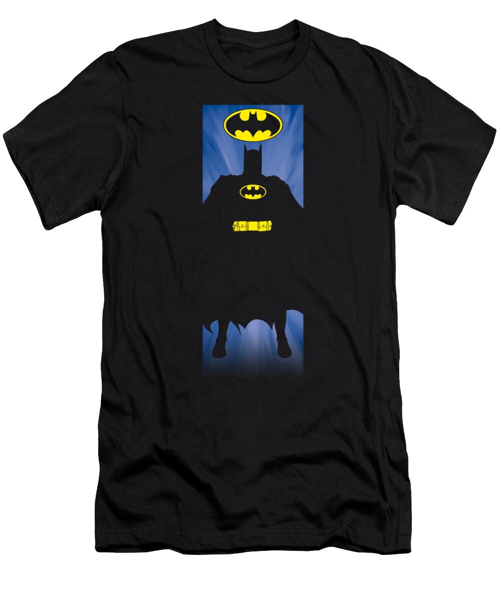  T-Shirt featuring the digital art Batman - Batman Block by Brand A