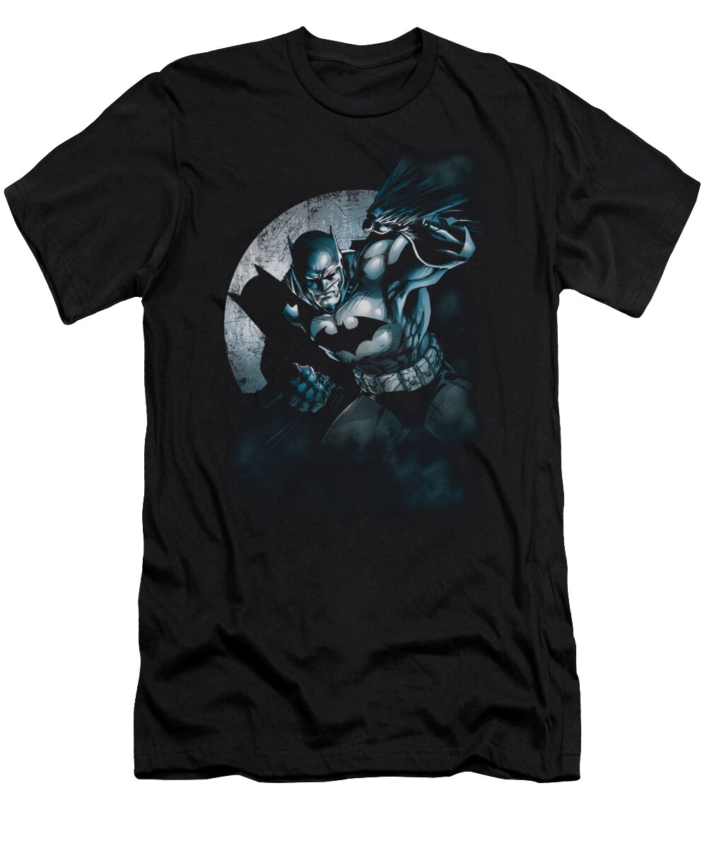  T-Shirt featuring the digital art Batman - Batman Spotlight by Brand A