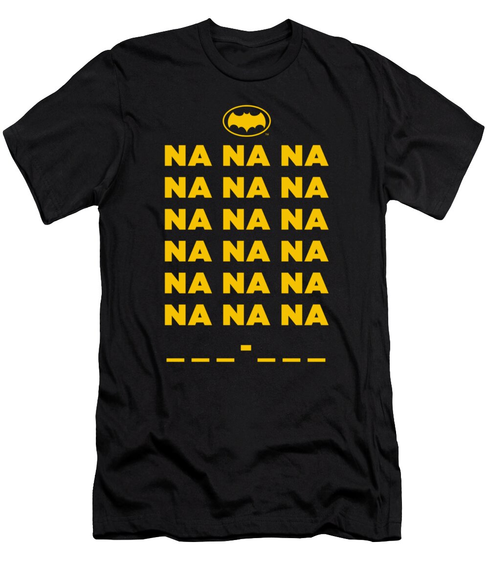  T-Shirt featuring the digital art Batman Classic Tv - Na Na Na by Brand A