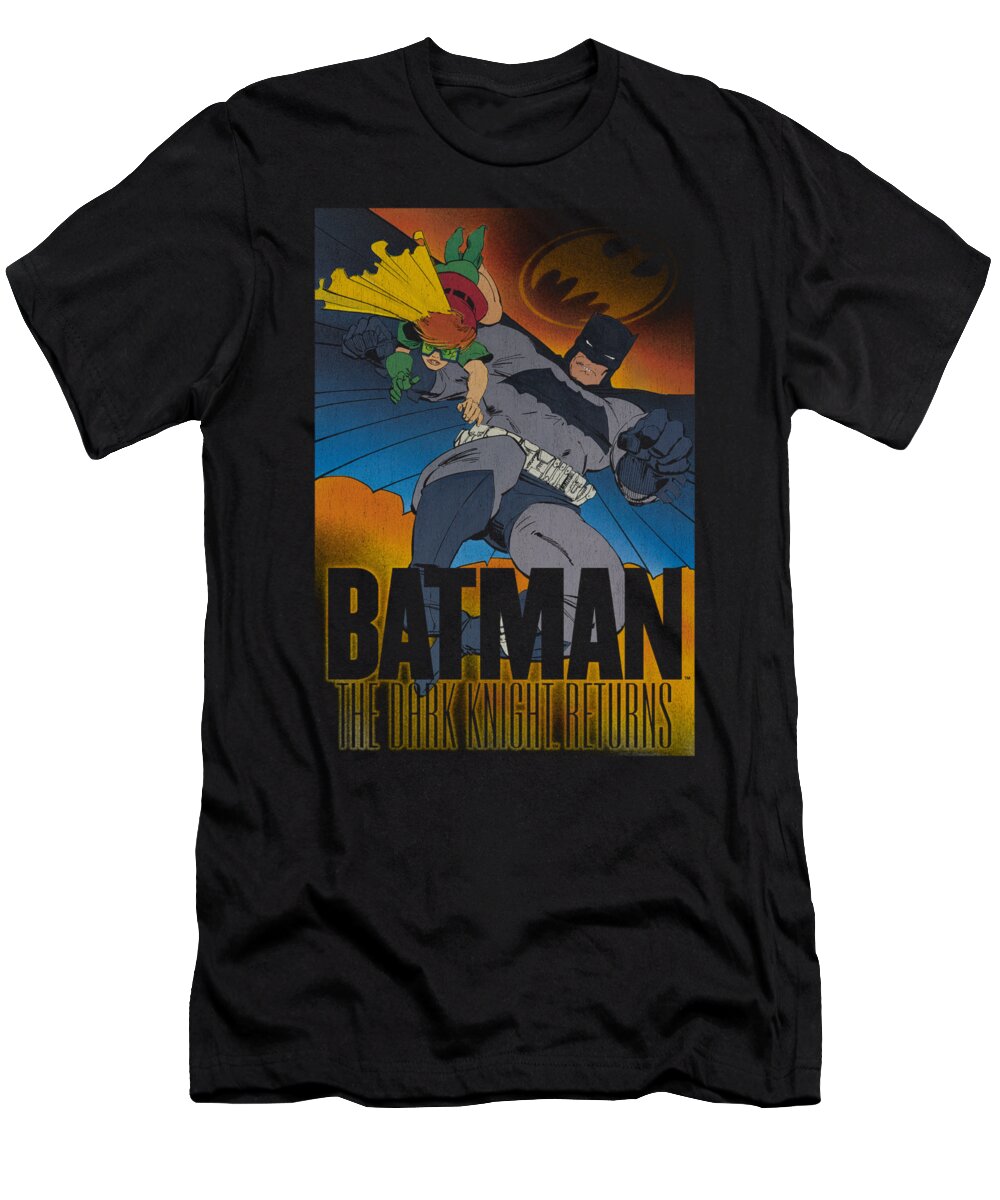  T-Shirt featuring the digital art Batman - Dk Returns by Brand A