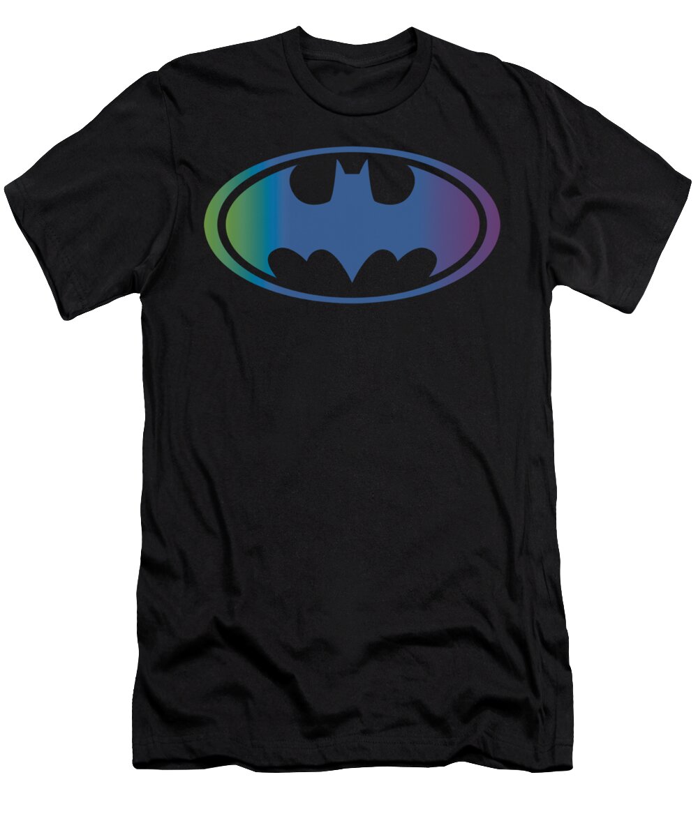 Batman T-Shirt featuring the digital art Batman - Gradient Bat Logo by Brand A
