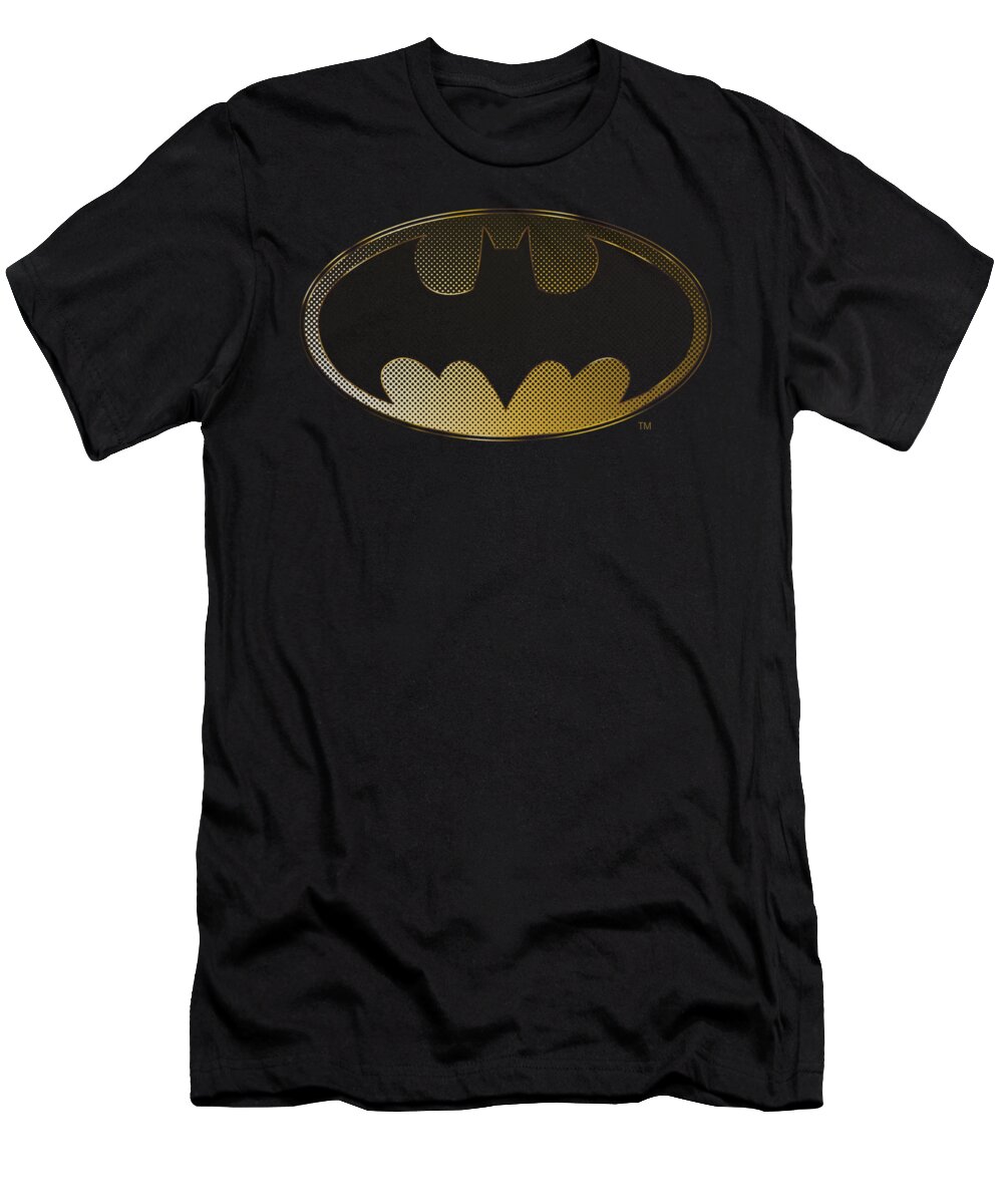 Batman T-Shirt featuring the digital art Batman - Halftone Bat by Brand A