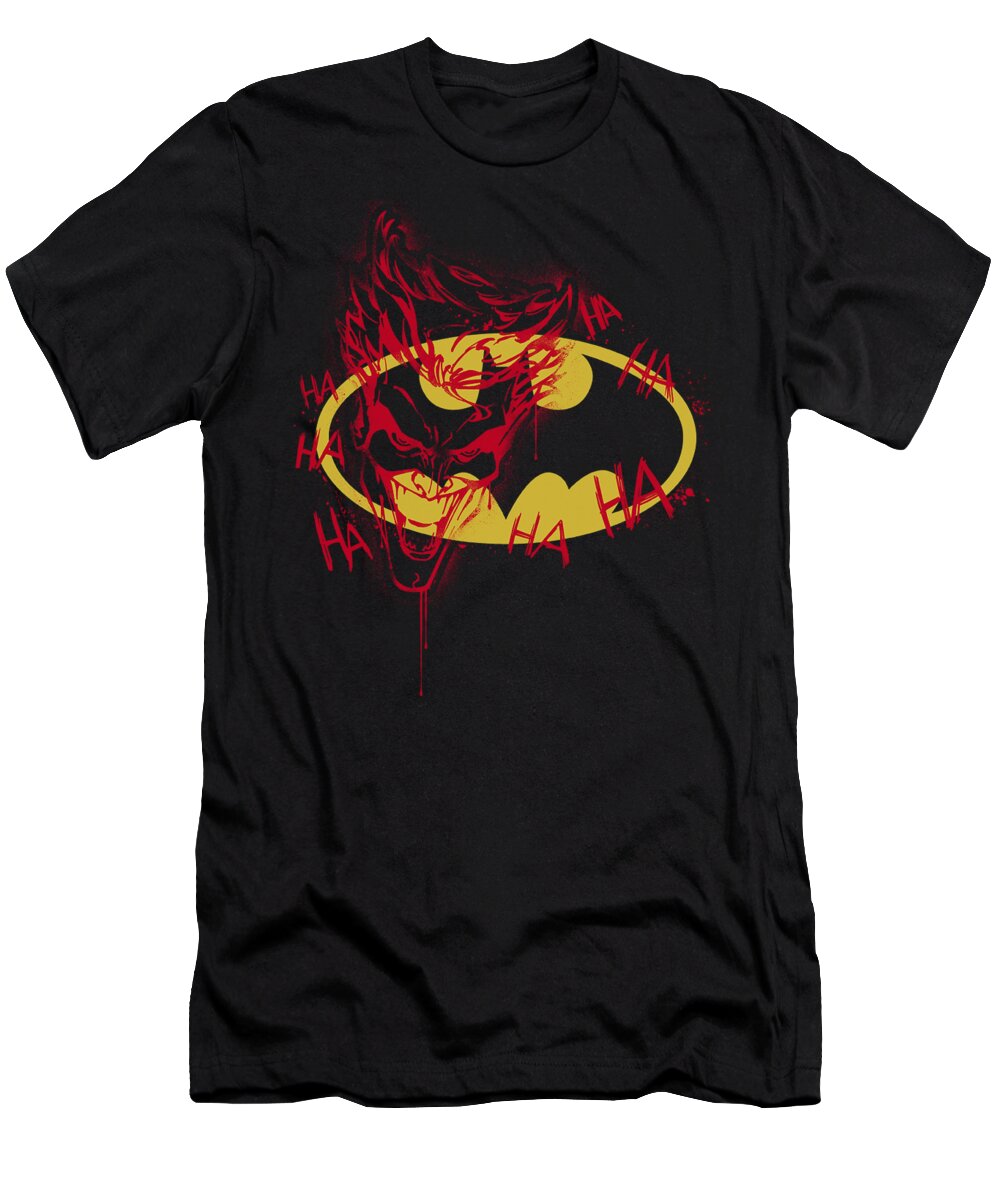 Batman - Joker Graffiti T-Shirt by Brand A - Pixels Merch | T-Shirts
