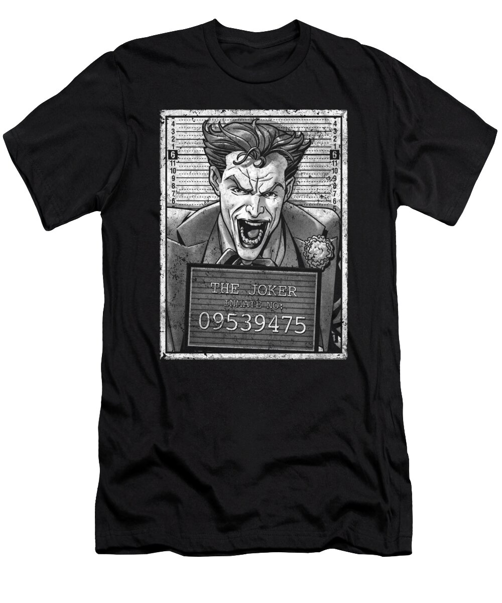  T-Shirt featuring the digital art Batman - Joker Inmate by Brand A