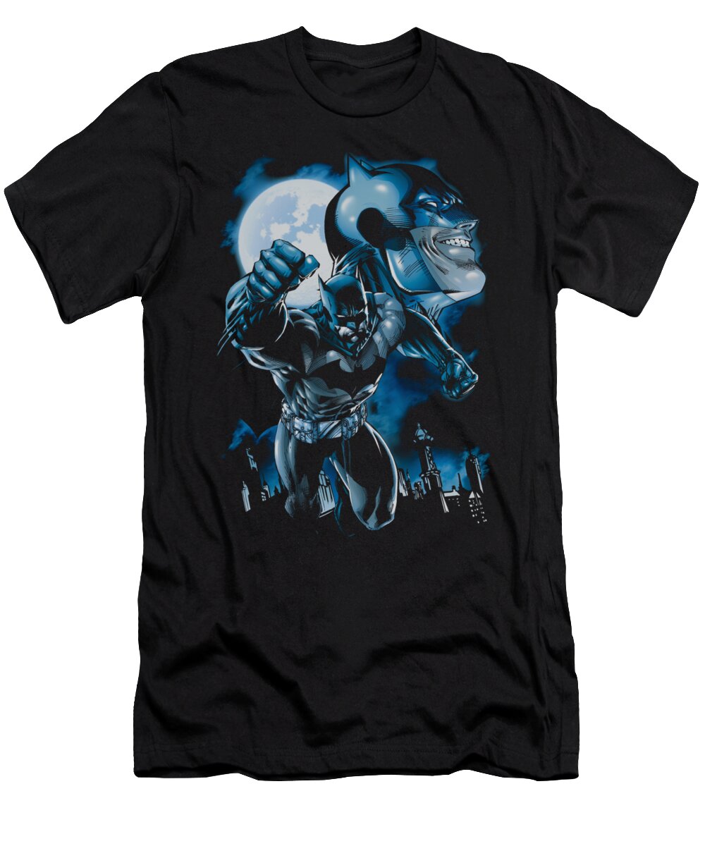  T-Shirt featuring the digital art Batman - Moonlight Bat by Brand A