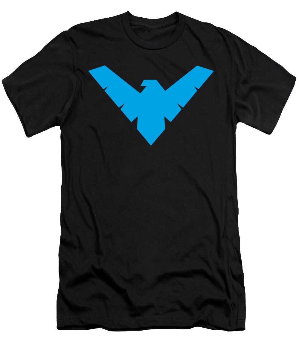  T-Shirt featuring the digital art Batman - Nightwing Symbol by Brand A