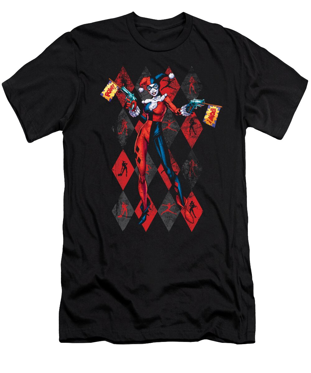  T-Shirt featuring the digital art Batman - Pow Pow by Brand A