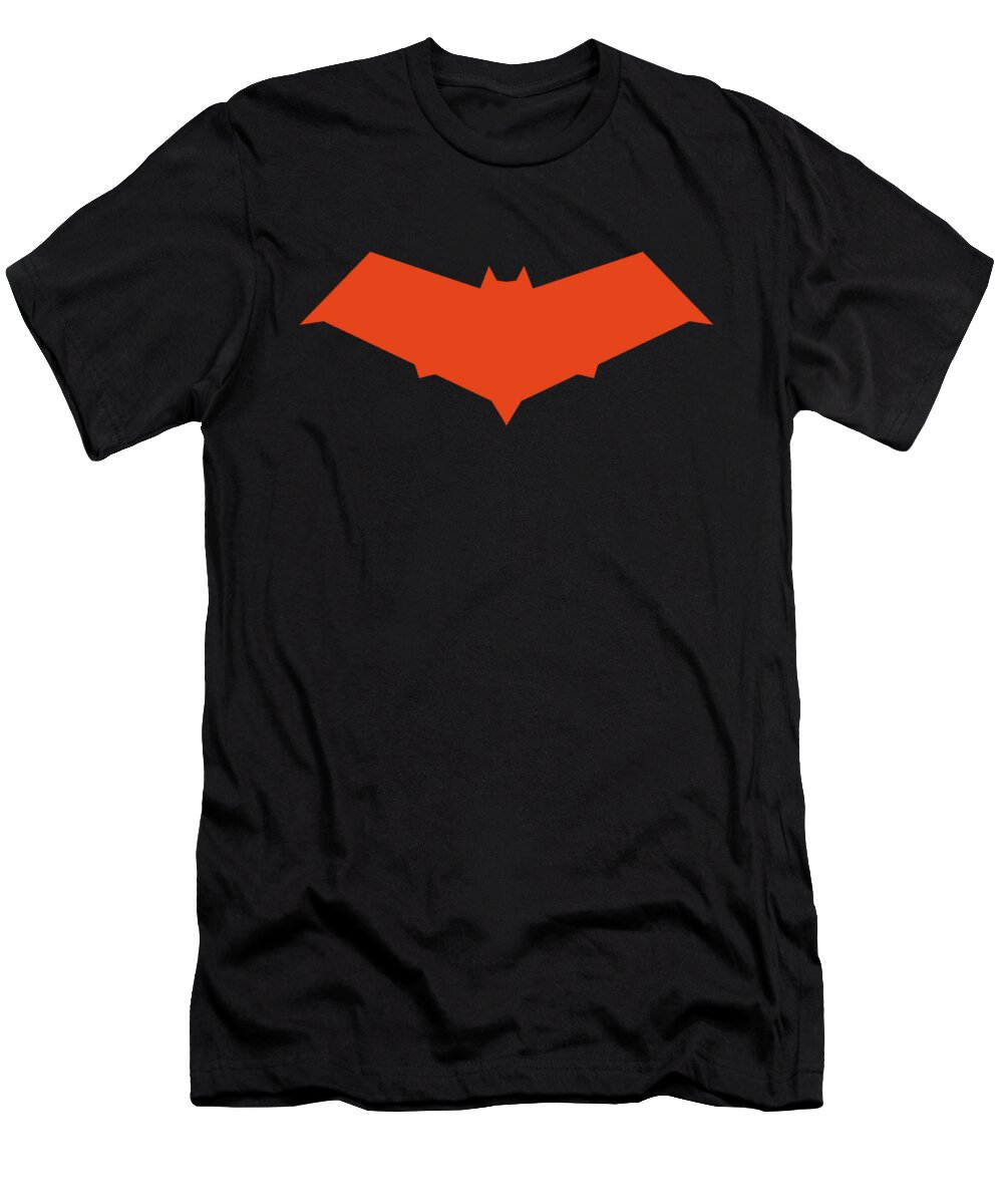 Bat T-Shirt featuring the digital art Batman - Red Hood by Brand A