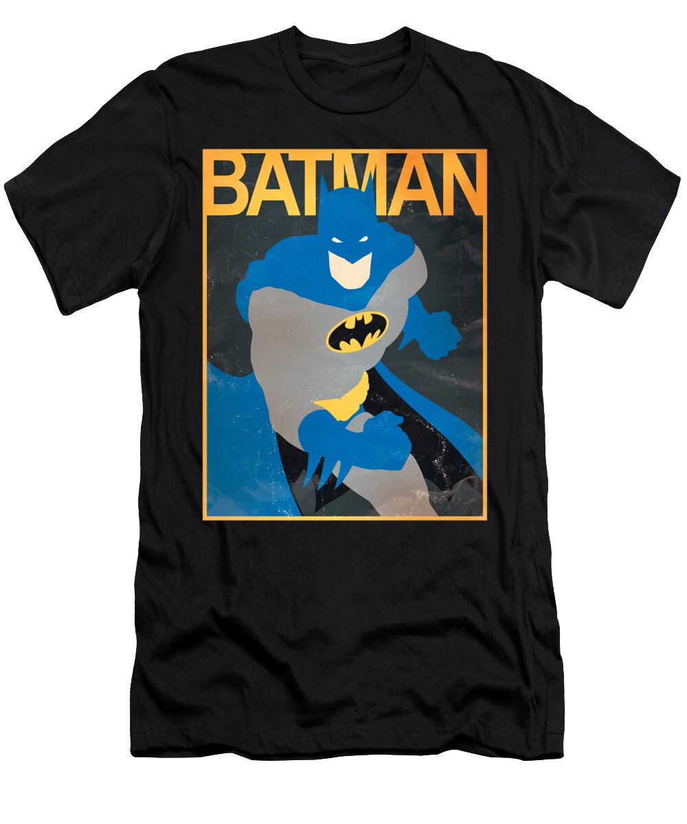  T-Shirt featuring the digital art Batman - Simple Bm Poster by Brand A