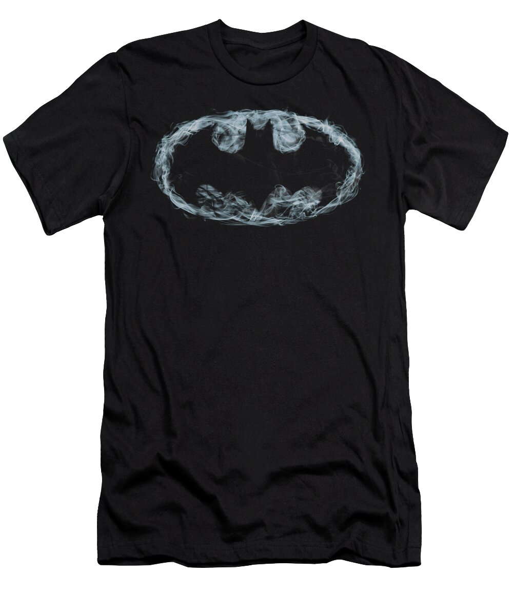 Batman T-Shirt featuring the digital art Batman - Smoke Signal by Brand A