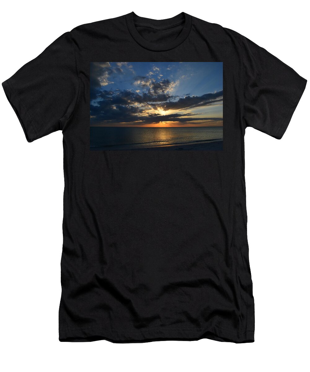 Sunset T-Shirt featuring the photograph Be In The Present by Melanie Moraga