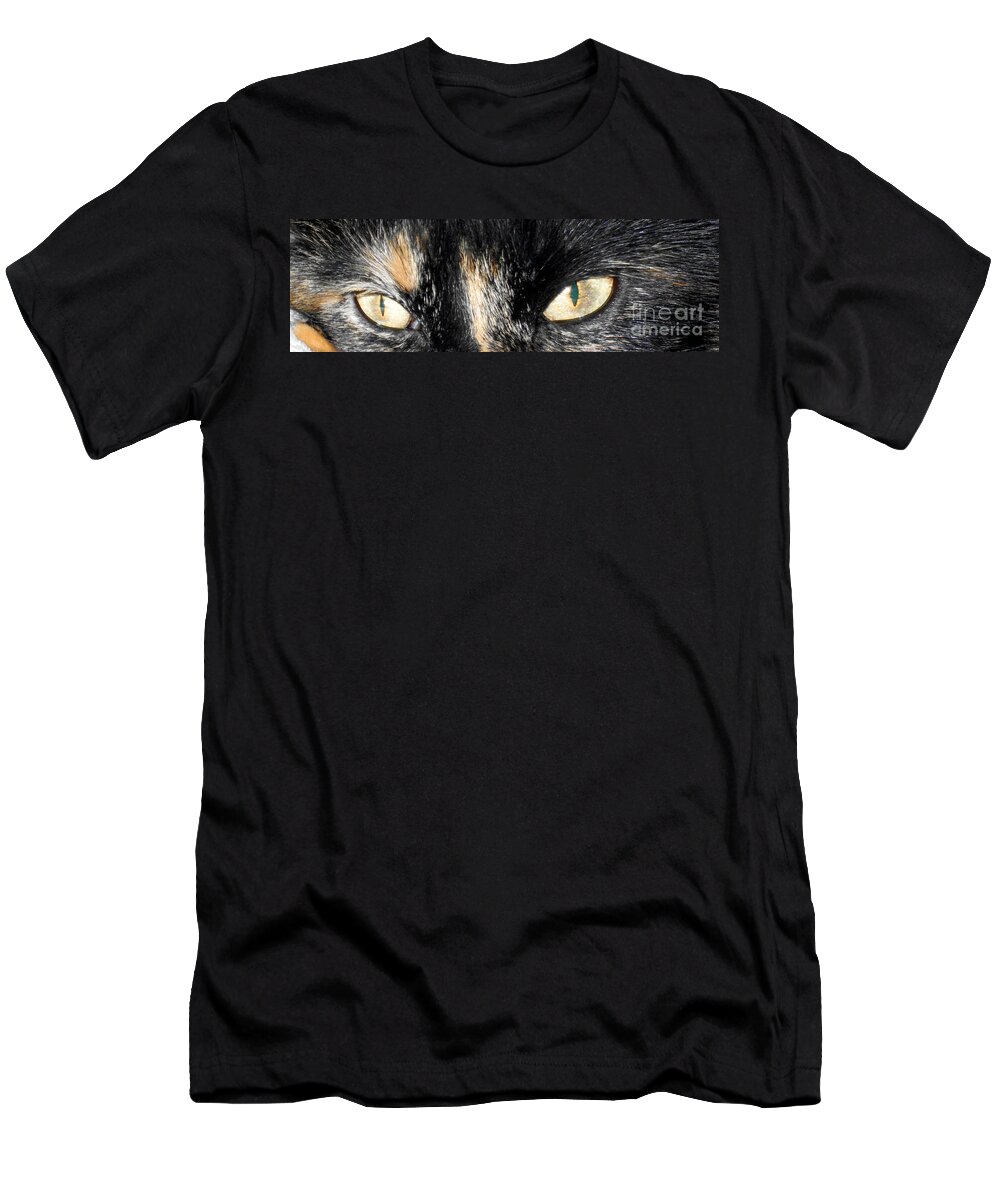 Cat T-Shirt featuring the photograph Beautiful Eyes by Oksana Semenchenko