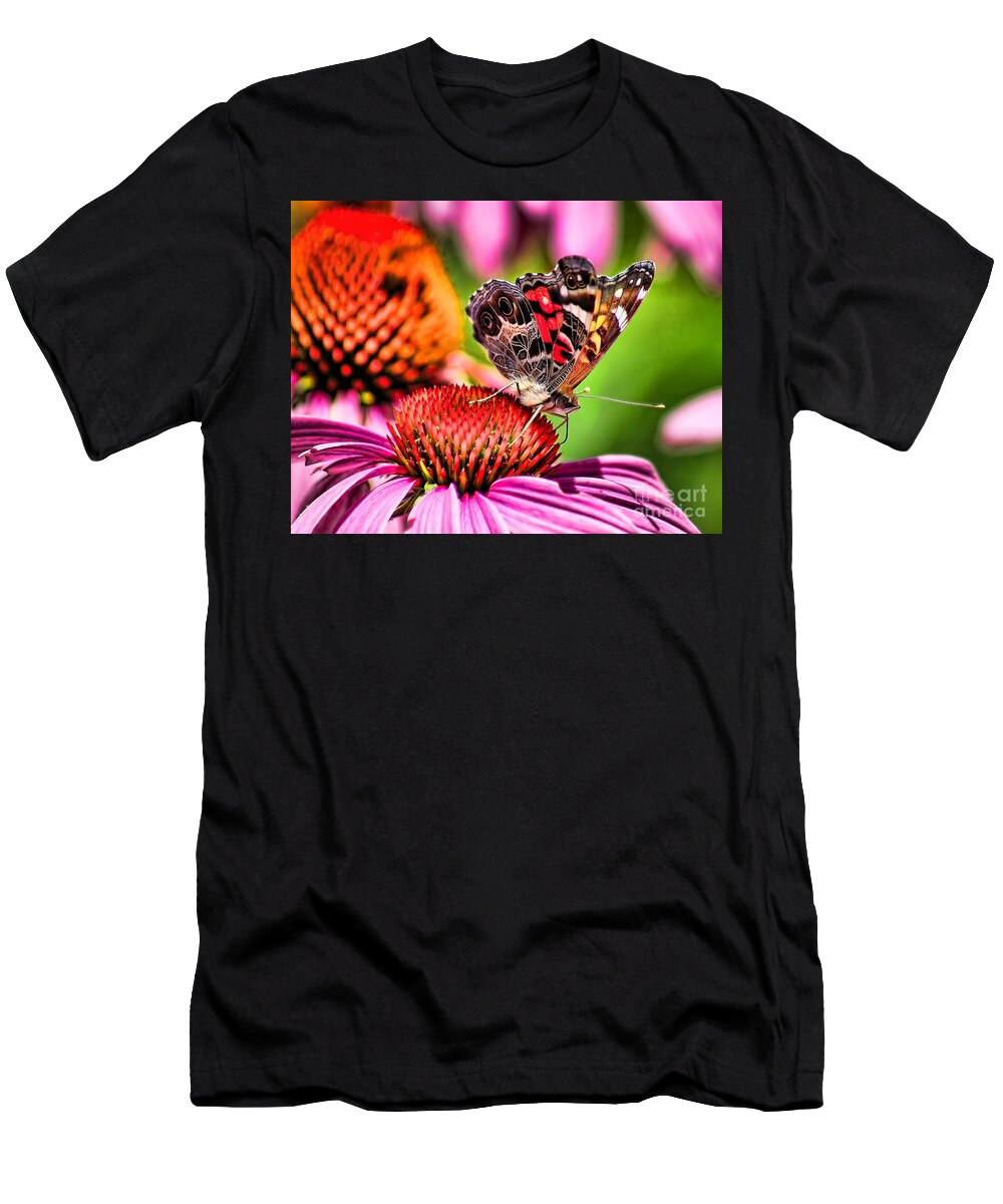 Animal T-Shirt featuring the photograph Beauty of a Butterfly by Nick Zelinsky Jr