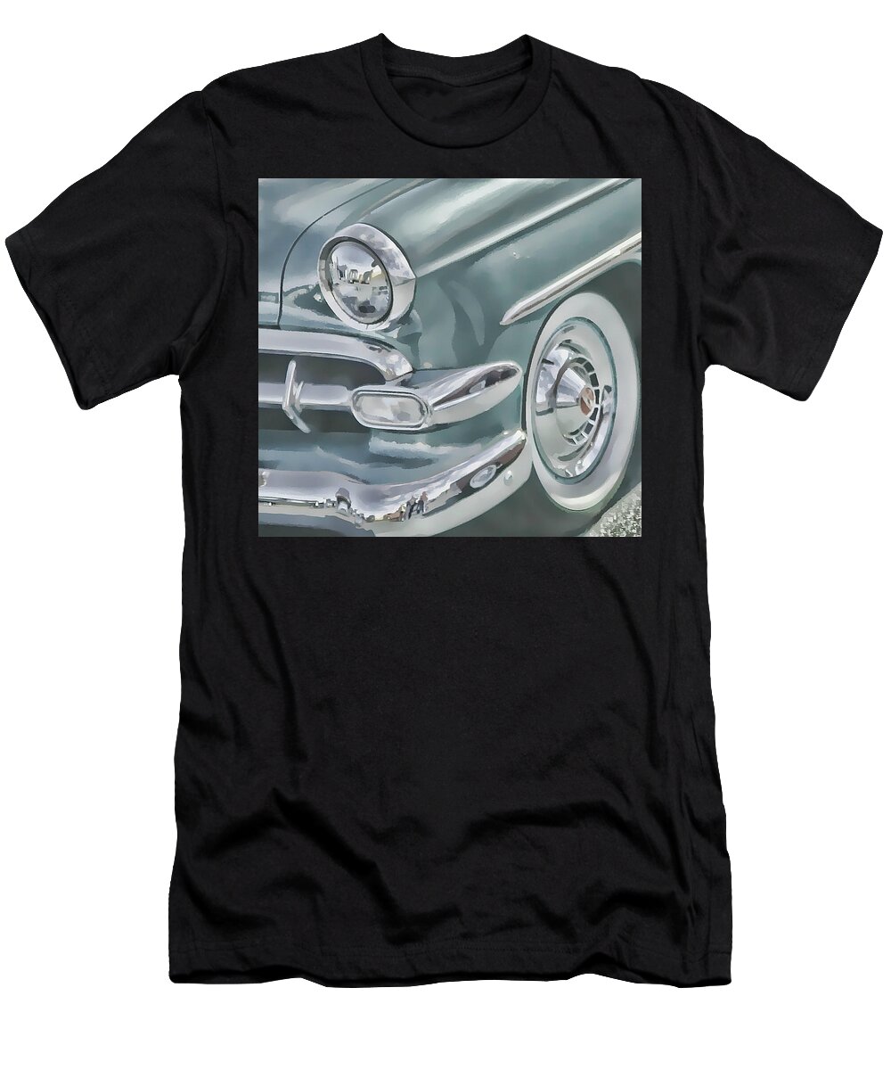 Victor Montgomery T-Shirt featuring the photograph Bel Air headlight by Vic Montgomery
