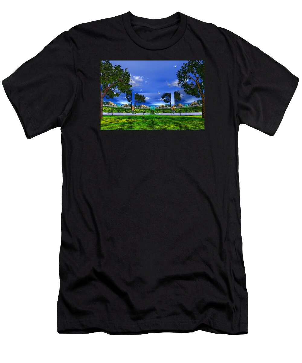 Landscape T-Shirt featuring the photograph Belonging by Mark Blauhoefer