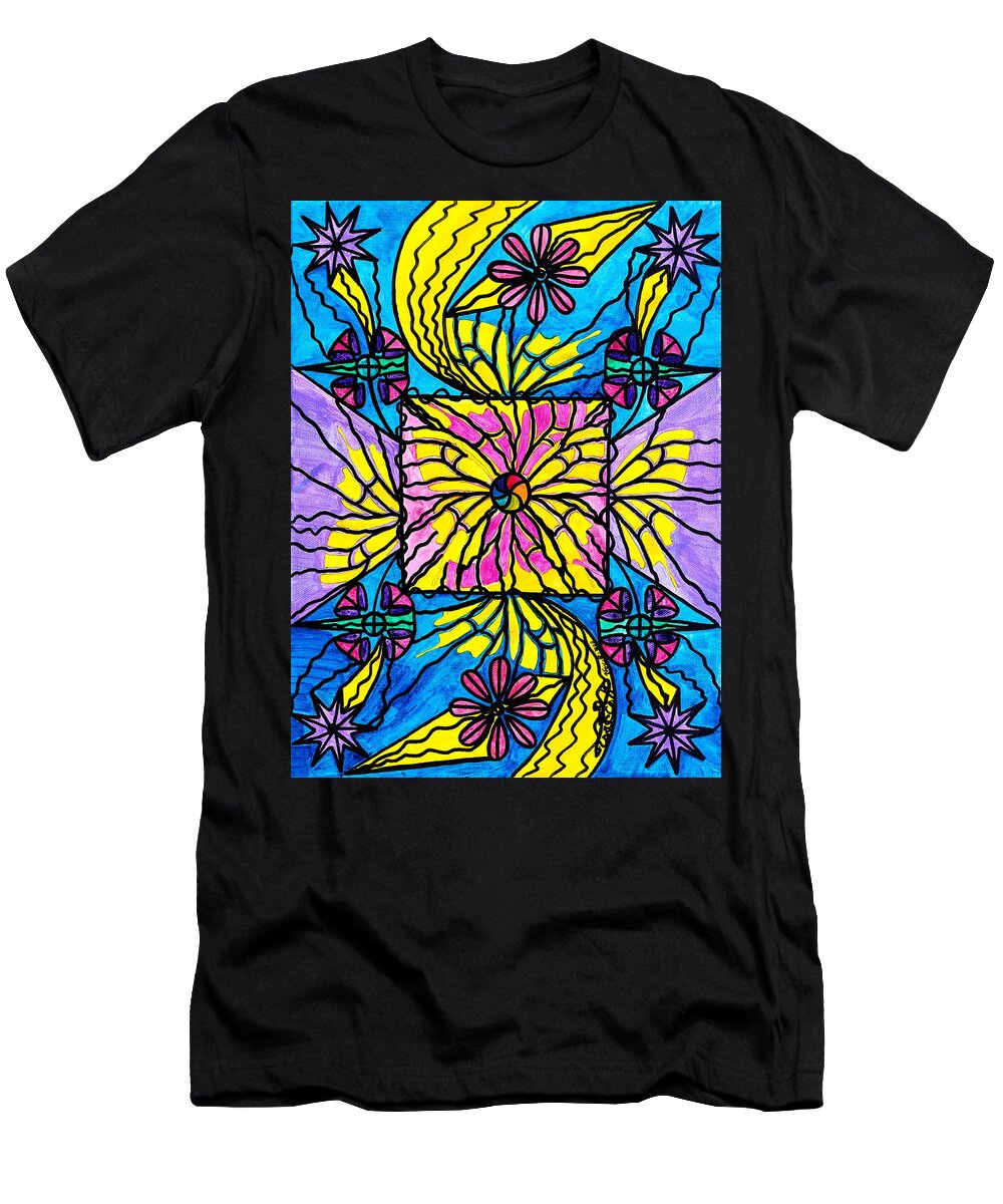 Beltane T-Shirt featuring the painting Beltane by Teal Eye Print Store
