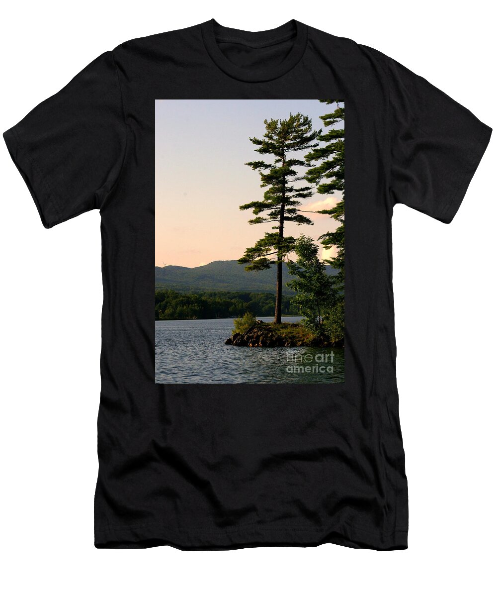 Art T-Shirt featuring the photograph Berkshire Summer Evening by Linda Galok
