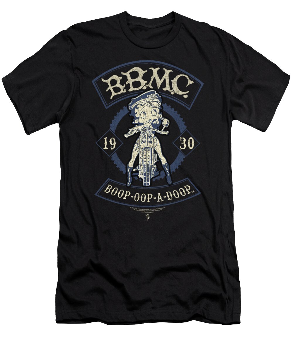  T-Shirt featuring the digital art Betty Boop - B.b.m.c. by Brand A